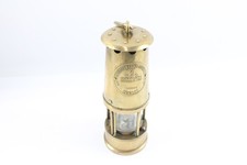 Miners Protector Lamp & Lighting Type 6 Eccles Brass Swing Handle