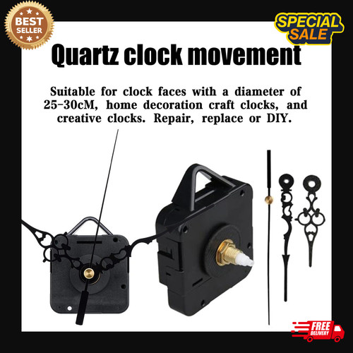 Quartz clock mechanism battery - quartz,