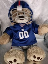 BUILD A BEAR AMERICAN FOOTBALL BEAR COSTUME AND BEAR USED 