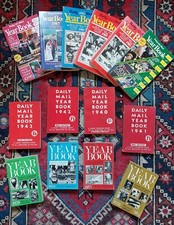 DAILY MAIL NEWSPAPER YEARBOOKS 1901-91 (90) News Sport Military Politics Almanac