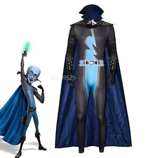 Cosplay Megamind vs The Doom Syndicate Jumpsuits Cloak Halloween Costumes Suits&