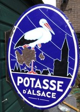 Vintage French Enamel Sign