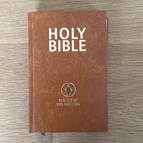 Holy bible placed - placed, the