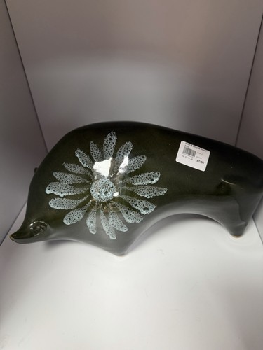 Vintage lotus pottery stylised - pottery,