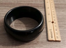 Retro Wide Plastic Bangle