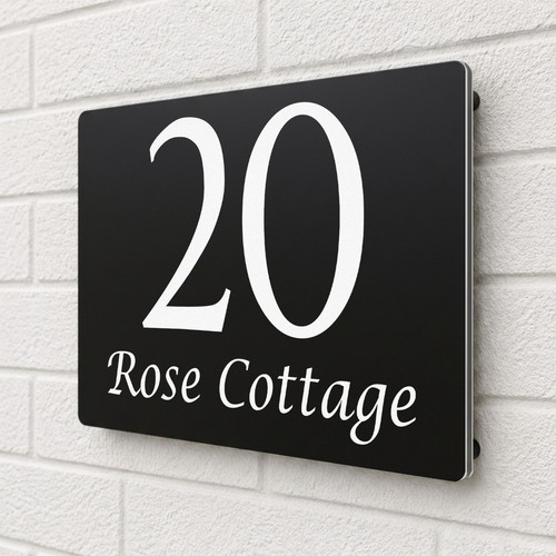 Floating house sign - floating,