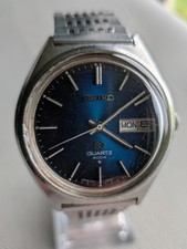 Seiko blue dial 4004 watch - dial,