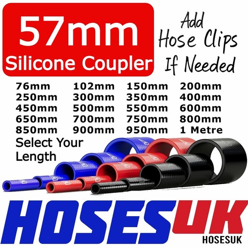 57mm silicone hose joiner - 57mm,