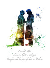 ART PRINT Aragorn and Arwen