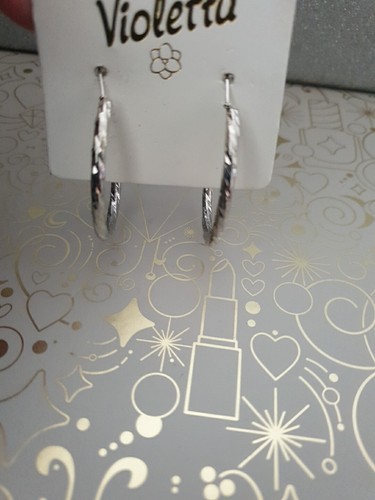 Violetta 4cm approx hoop - violetta,