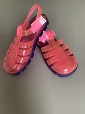 Next Girls Pink Jelly Sandals