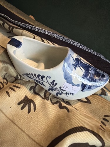 Delft style ceramic clog - ceramic,