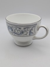 Wedgwood Dolphins Bone China Tea Cup with Blue Decorative Pattern