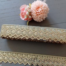 New 3 yards Light Gold organza