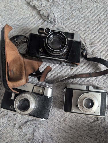 Vintage cameras joblot - cameras,
