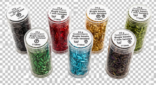 Gutermann bugle beads 7mm - gutermann,