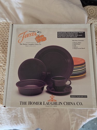 Fiestaware plum piece - fiestaware,
