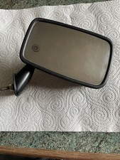 Escort MK2 O/S Door Mirror Mirror Steel Good Condition With Fixing Nuts & Gasket