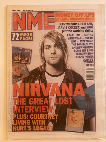 Nme april 8th 1995 - 1995, kurt