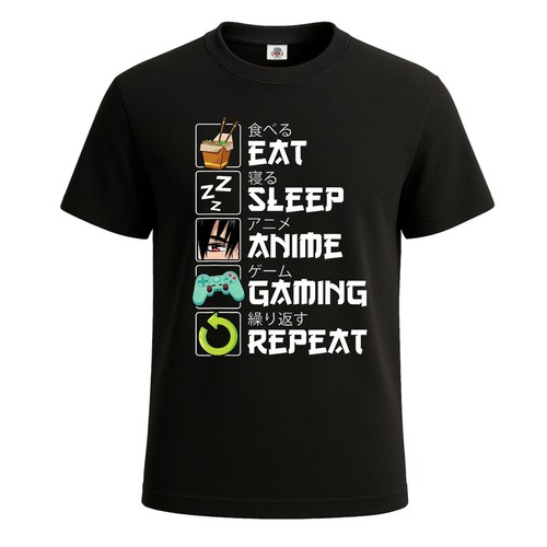 Eat sleep anime - eat,