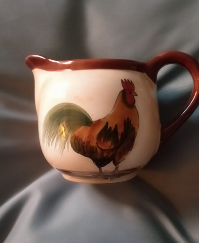 Cockerel milk jug - cockerel, london