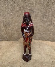 African Masai wooden figure -