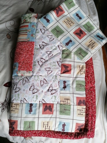 Hand made patchwork holly - made,
