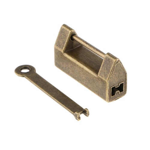 Vintage chinese style padlock - vintage,