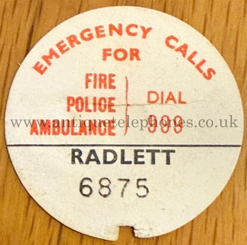 Genuine gpo telephone dial - telephone,