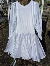 Girls' White Juvenile Ballroom Latin Dress