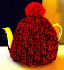 Hand knitted tea cosy  Medium
