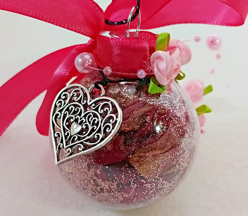 Love witch ball pink - love, ball,