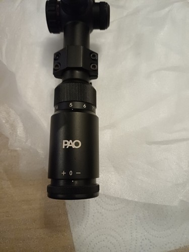 Pao 3x9x50 mil dot - mil, illuminated