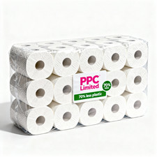 144 Toilet Rolls Luxury White