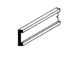 Plastruct Fineline Styrene C Channels All Sizes Available, CFS 2 3 4 5 6 8 10