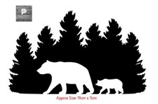 Mountain Forrest Vinyl Sticker