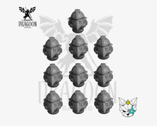 Crow Guard Space Knights Heads