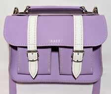 Grafea "Micro" small lilac genuine leather crossbody or shoulder satchel bag.