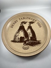 Denby Plate From Coloroll Gibbons Kiln March 1989