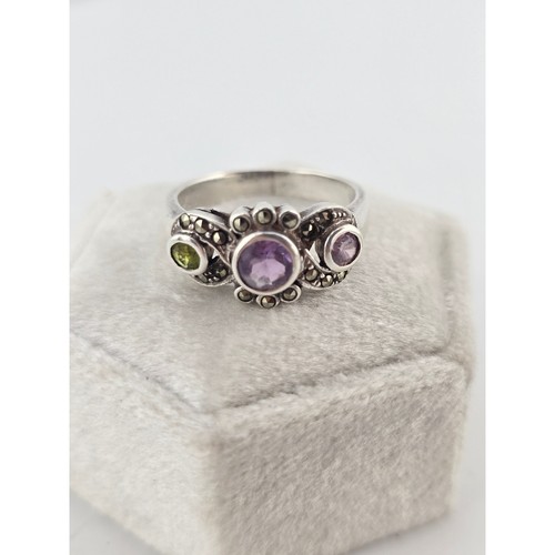 Vintage multi gemstone - vintage,