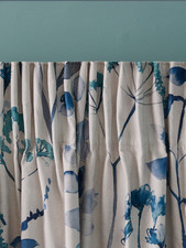 Next - Trellis Floral - Blackout Prncil Pleat Lined Curtains, 46'' x 54''