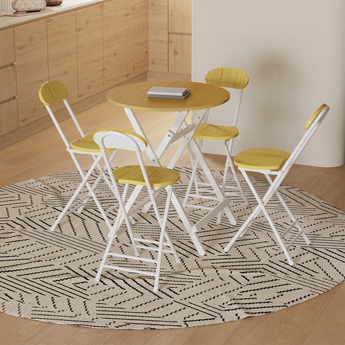 Round square foldable - foldable, dining