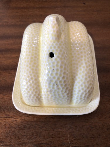 Butter cheese dish vintage - -,