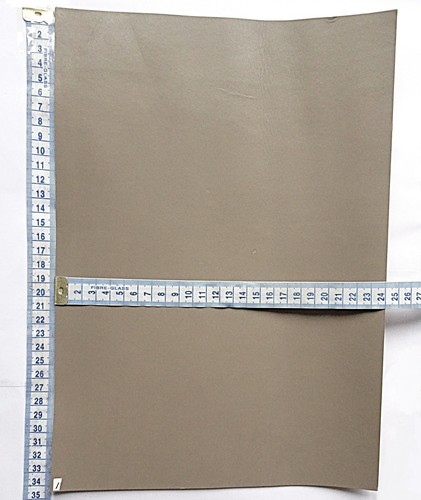 Grey veg tan leather - grey,