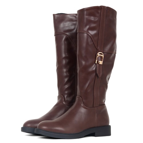 Womens ladies buckle knee - ladies,