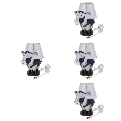 Animal table lamp cow shaped - table,