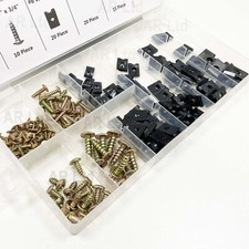 Spire Speed Clip set. U-Clip set & Screws. Car Speed U Clips & Screw Spire Clips