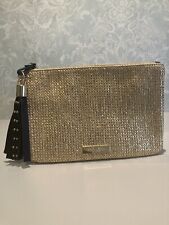 Kurt Geiger Carvela Komb Metallic Chain-Mail Clutch New