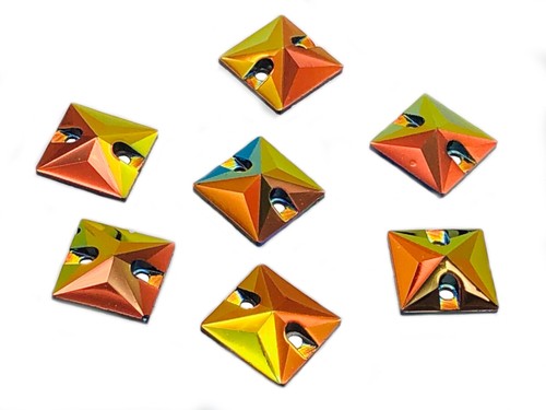 Resin square shape crystals - crystals,