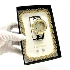 Iced Out Rainbow Baguette